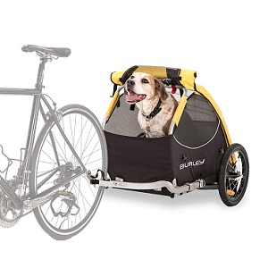 Burley Design Tail Wagon Bike Trailer, Yellow/Black