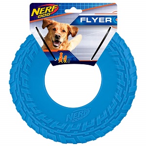 Nerf Dog Rubber Tire Flyer Dog Toy