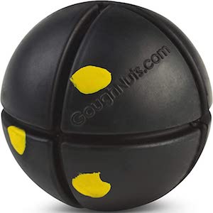 Goughnuts Dog Chew Toy – Rubber Ball Virtually Indestructible