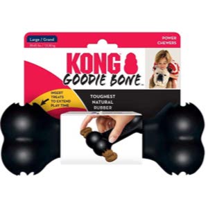 KONG – Extreme Goodie Bone – Durable Rubber Dog Bone for Power Chewers