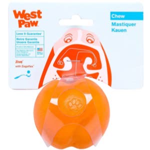 West Paw Design Jive Zogoflex Durable Ball Dog Chew Toy