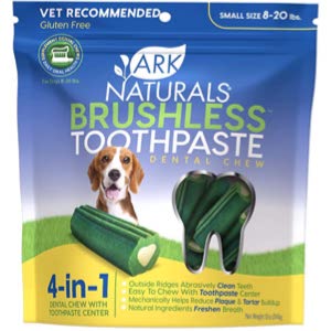 Ark Naturals Brushless Toothpaste Dog Dental Chews