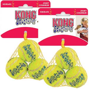 KONG Squeakair Dog Toy Tennis Balls