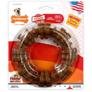 Nylabone DuraChew Textured Ring Flavor Medley Dog Chew Toy