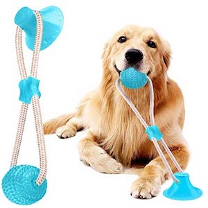 OUTERDO Dog Rope Toys with Suction Cup