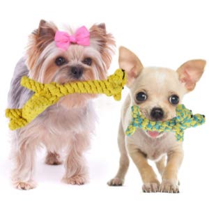 SunGrow Cotton Rope Knot Dog Toys