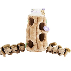 Outward Hound Hide-A-Squirrel Plush Toy