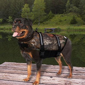 Camo Pet Life Preserver Jacket Camouflage Dog Life Jacket