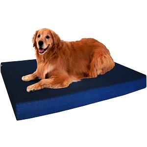 Dogbed4less Premium Memory Foam Washable Dog Bed