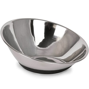 Enhanced Pet Bowl Stainless Steel Bowl for Flat-Faced