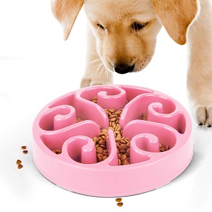 JASGOOD Slow Feeder Dog Bowl