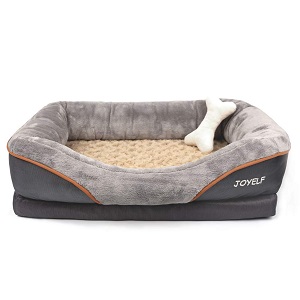 JOYELF Orthopedic Dog Bed Memory Foam Dog Bed