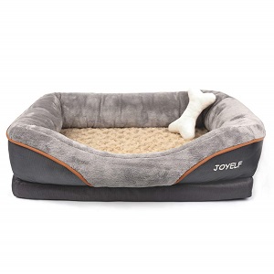 JOYELF Orthopedic Dog Bed Memory Foam