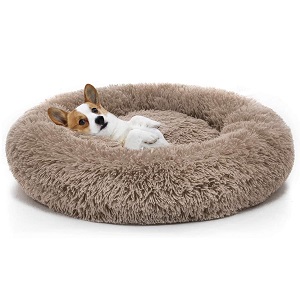 MIXJOY Orthopedic Dog Bed Comfortable Donut Cuddler