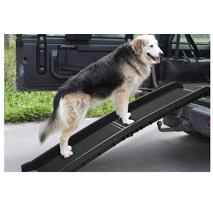 TOBBI 62” Bi-fold Portable Dog Ramp for Large Dogs