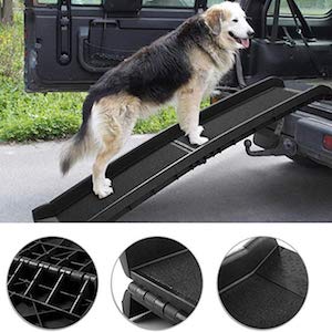 TOBBI 62” Bi-fold Portable Dog Ramp for Large Pet