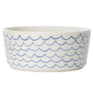 Waggo Sketched Wave Dog Bowl