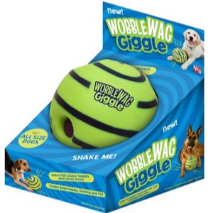 Wobble Wag Giggle Ball Squeaky Dog Toy