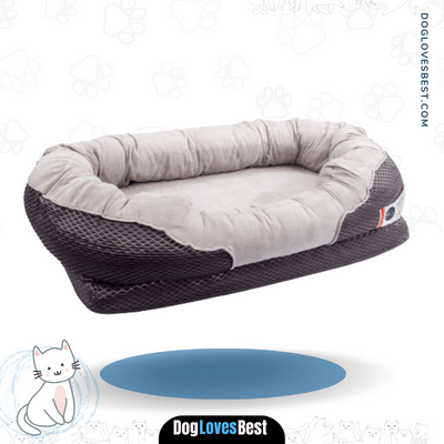 BarksBar Gray Orthopedic Dog Bed