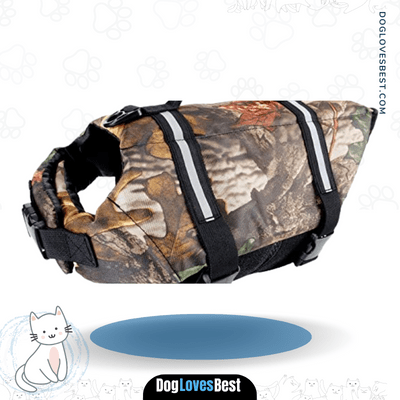 Camo Pet Life Preserver Camouflage Dog Life Vest