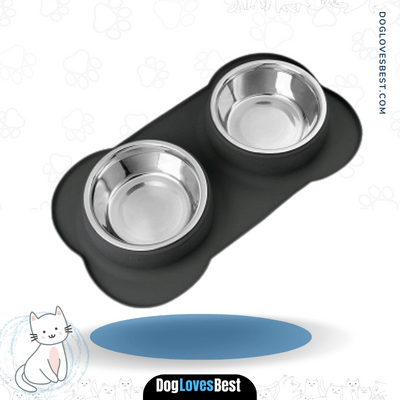 EZPETZ Large Spill-Proof Dog Bowls