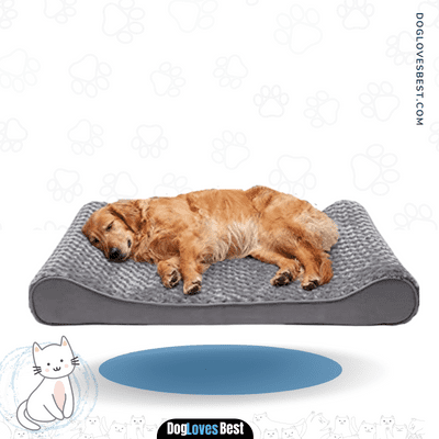 Furhaven Pet Dog Bed Orthopedic Ergonomic Luxe Lounger