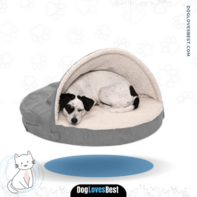 Furhaven Pet Dog Bed Orthopedic Round Cuddle Nest