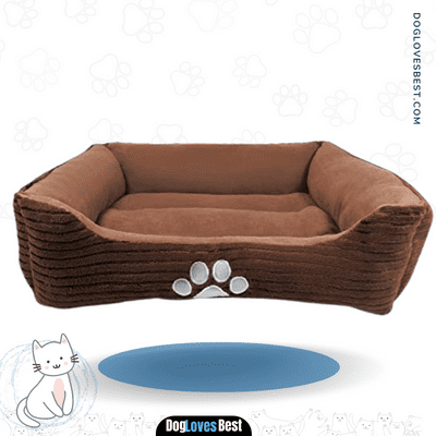 Long Rich Reversible Rectangle Dog Bed