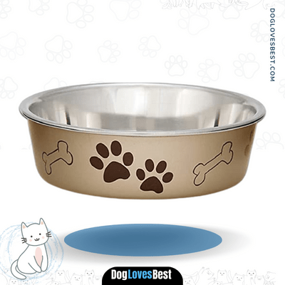 Loving Pets Metallic Bowl