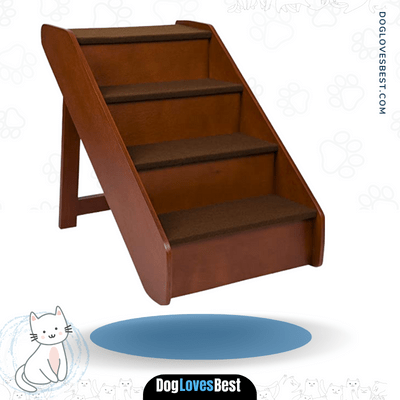  PetSafe Solvit PupSTEP Wood Foldable Dog Stairs