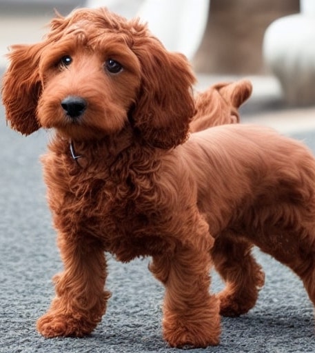 Cockapoo Dog Playing