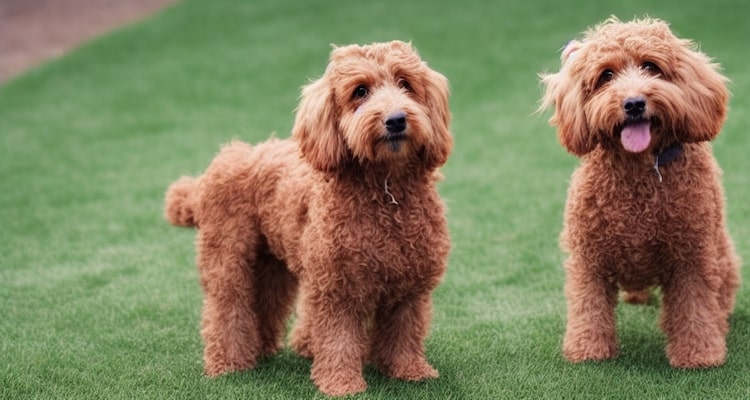 Two Cockapoo Dogs